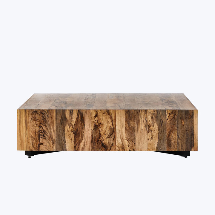 Hudson Large Square Coffee Table Spalted Primavera