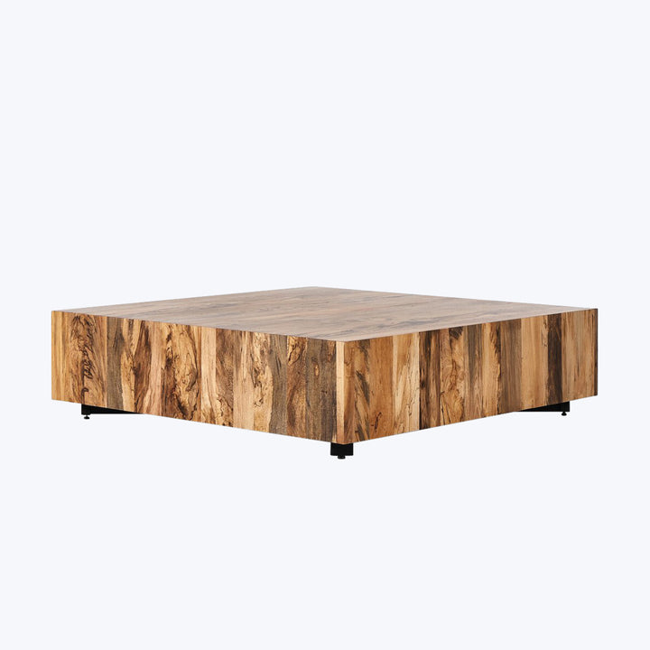 Hudson Large Square Coffee Table Spalted Primavera