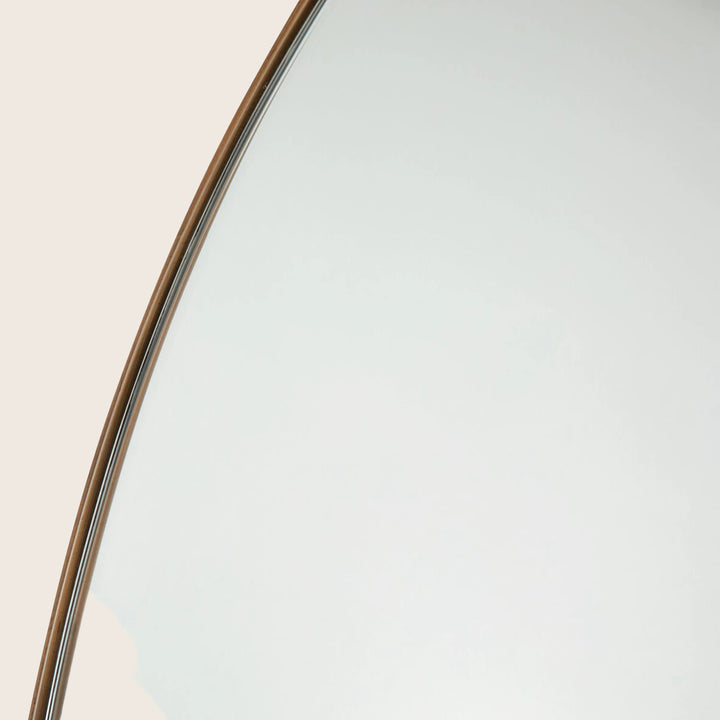 Georgina Floor Mirror Polished Brass