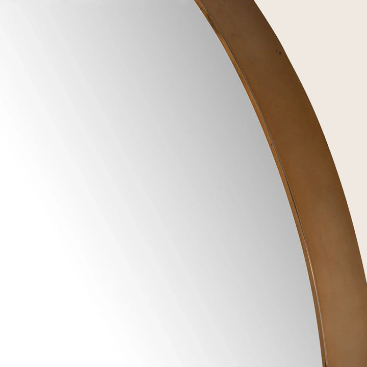 Georgina Floor Mirror Polished Brass
