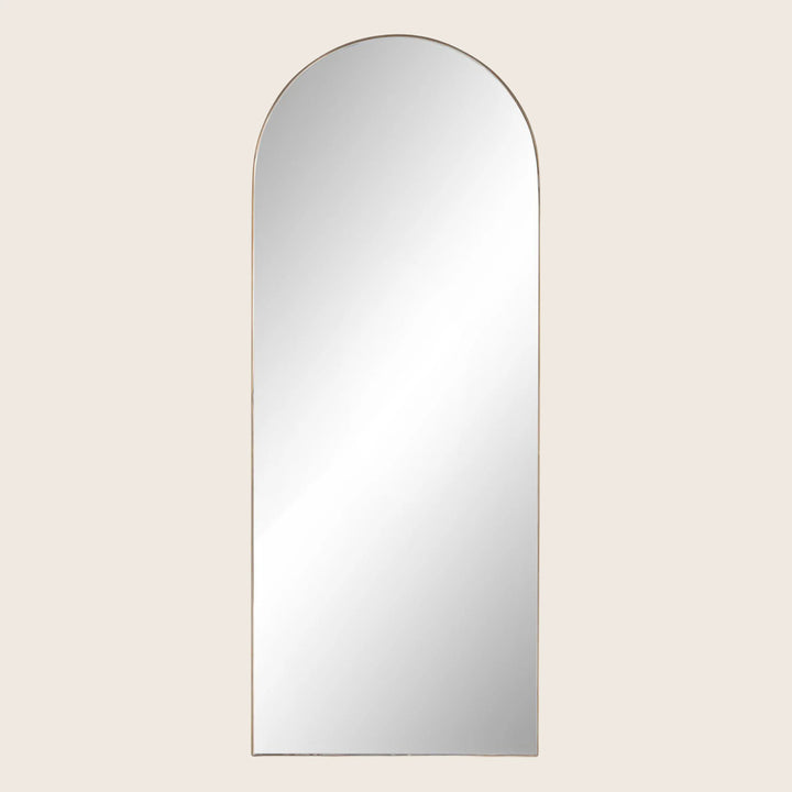 Georgina Floor Mirror Polished Brass