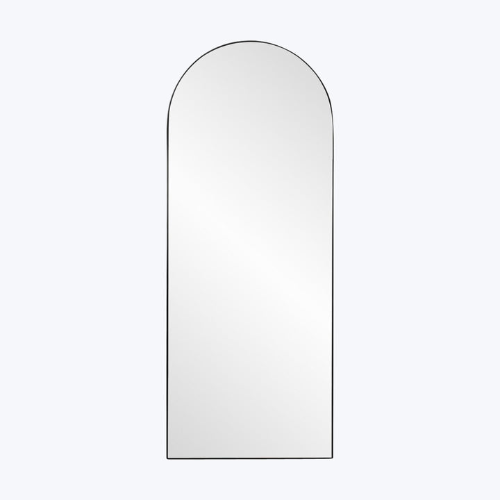 Georgina Floor Mirror Iron Matte Black