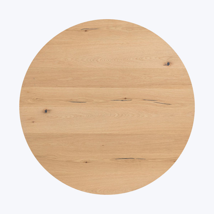 Eaton Drum Coffee Table Light Oak Resin