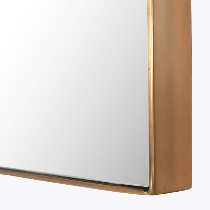 Georgina Small Mirror Polished Brass