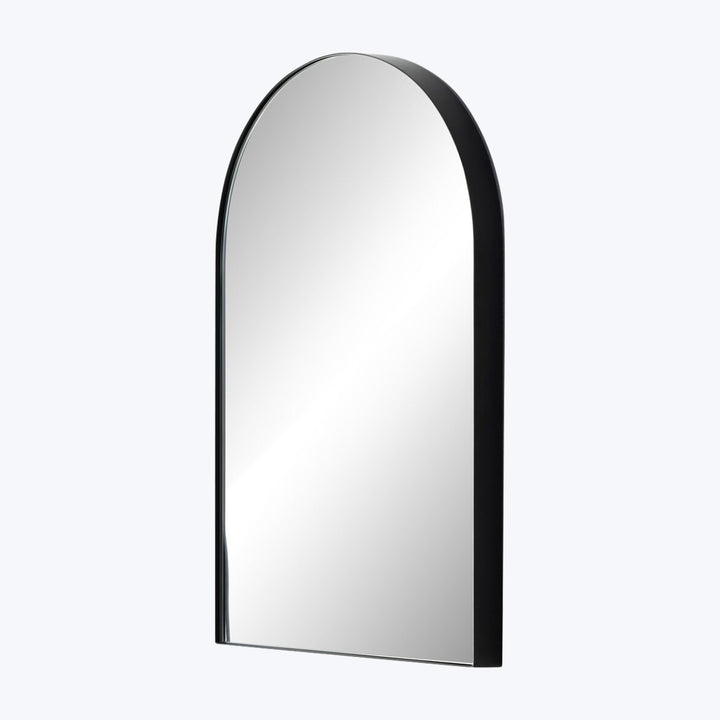 Georgina Small Mirror Iron Matte Black