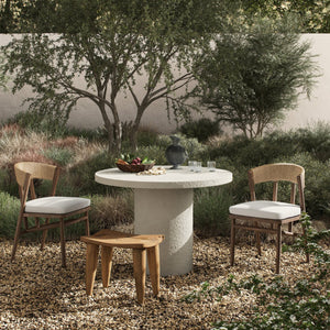 Otero Outdoor Round Dining Table 42" Diameter - hover