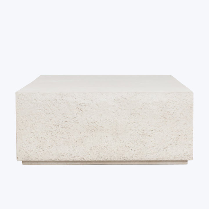 Otero Rectangular Outdoor Coffee Table Matte Stone