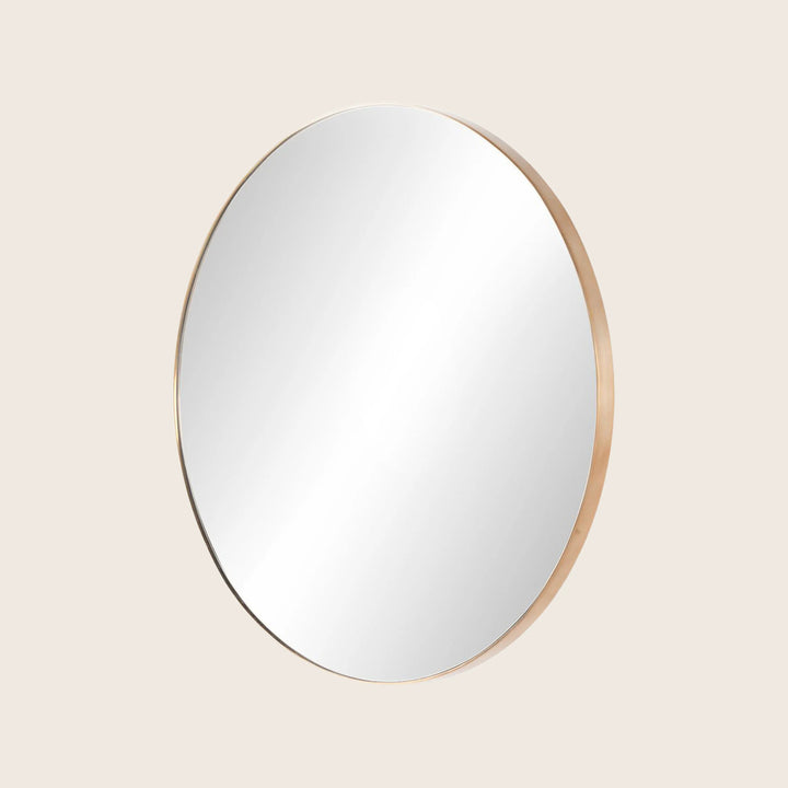 Georgina Round Mirror Polished Brass