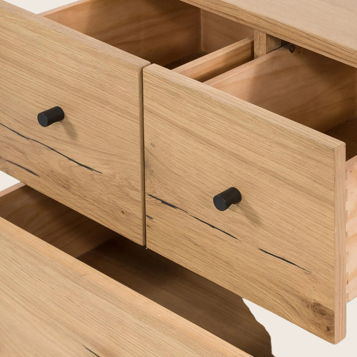 Eaton Nightstand Light Oak Resin