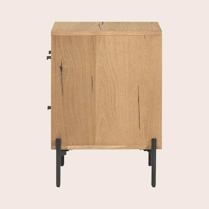 Eaton Nightstand Light Oak Resin