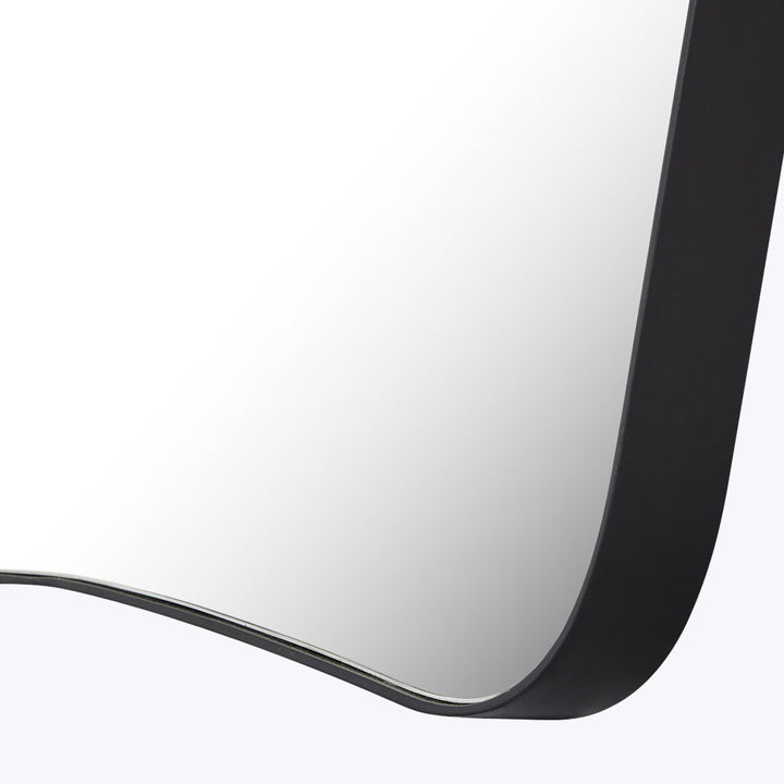 Merona Mantel Mirror Iron Matte Black