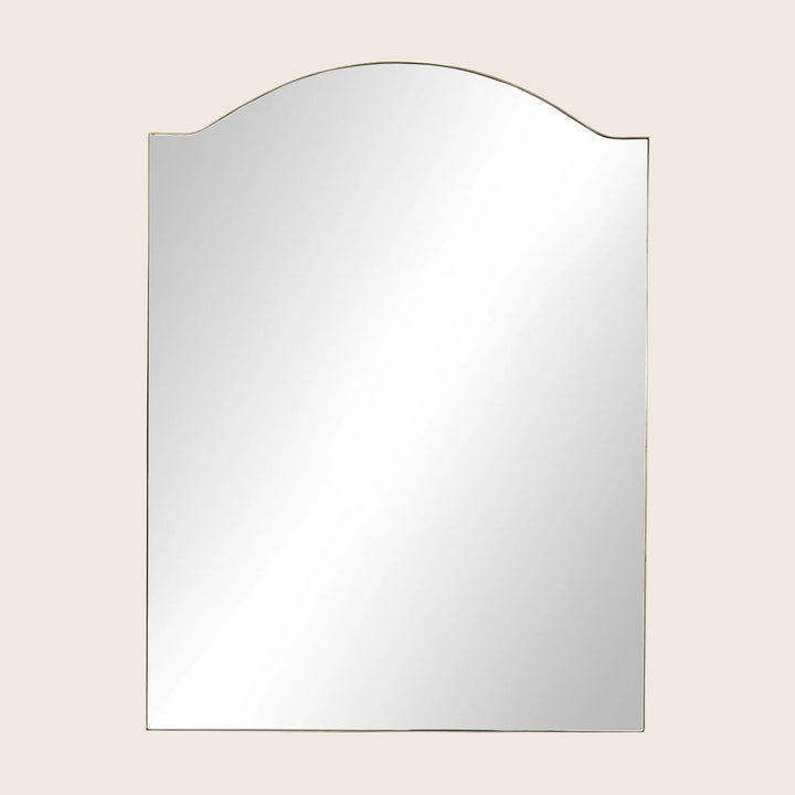Jacques Floor Mirror Antique Brass
