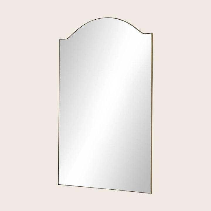 Jacques Floor Mirror Antique Brass