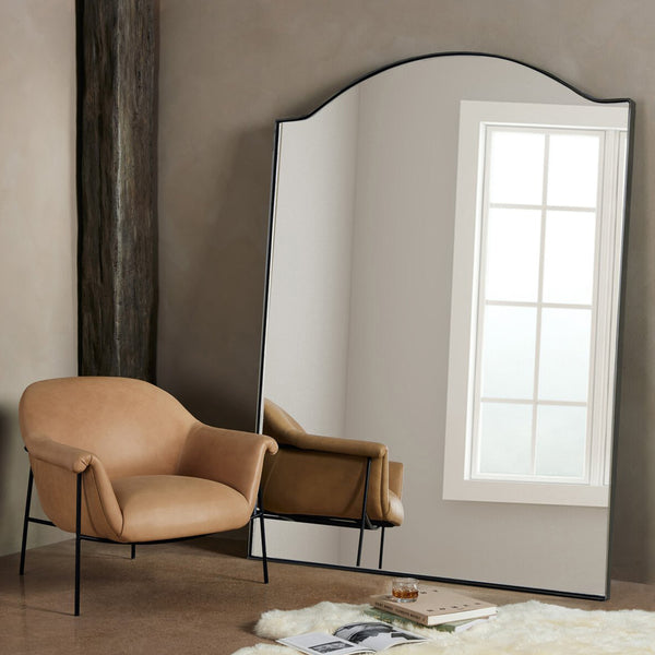 Jacques Floor Mirror Gunmetal