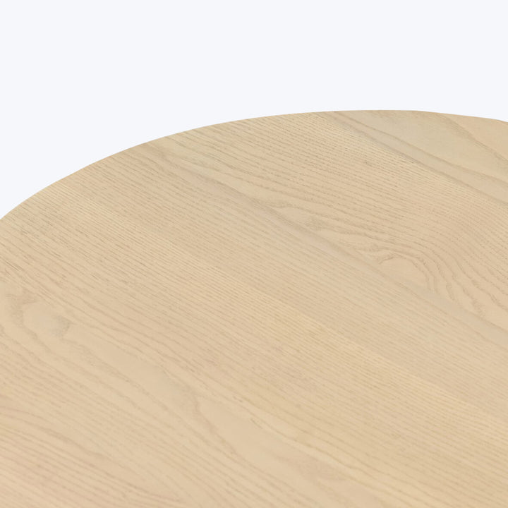 Merla Wood End Table Light Natural Ash Veneer / Short