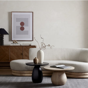 Merla Wood End Table Light Natural Ash Veneer / Short - hover