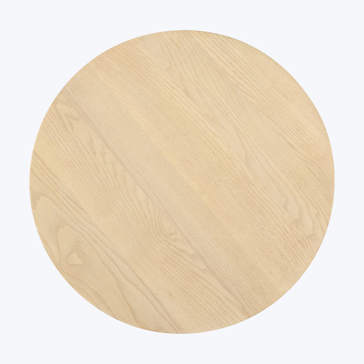 Merla Wood End Table Light Natural Ash Veneer / Short