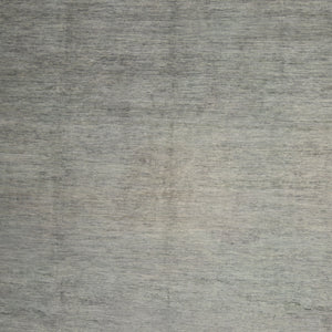 Grey Textured Silk Wool Blend Rug - 9'11" x 13'11" - hover