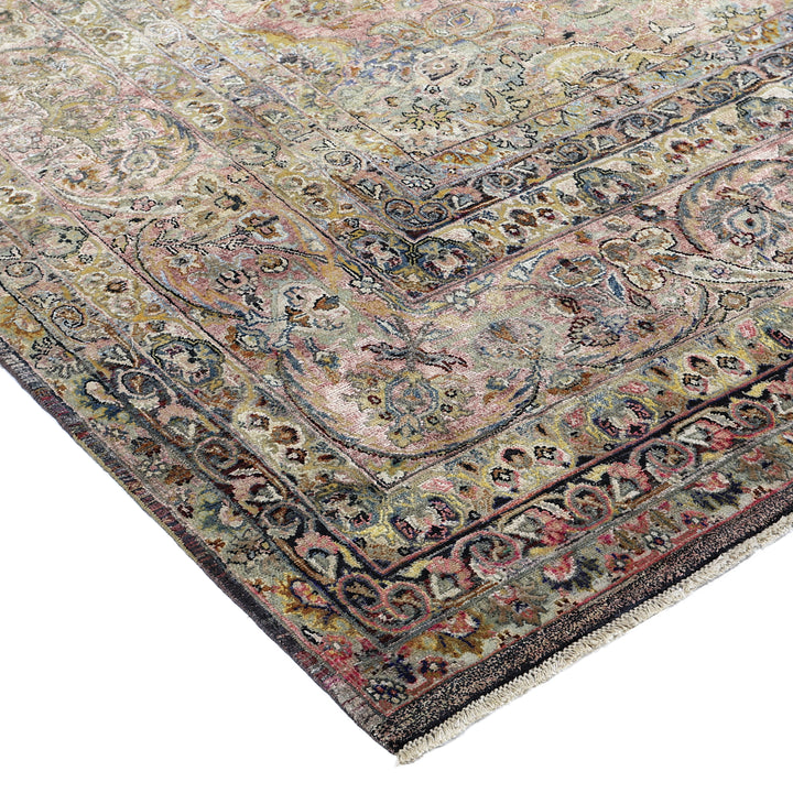 Multicolored Alchemy Transitional Silk Wool Blend Rug - 11'10" x 17'4"