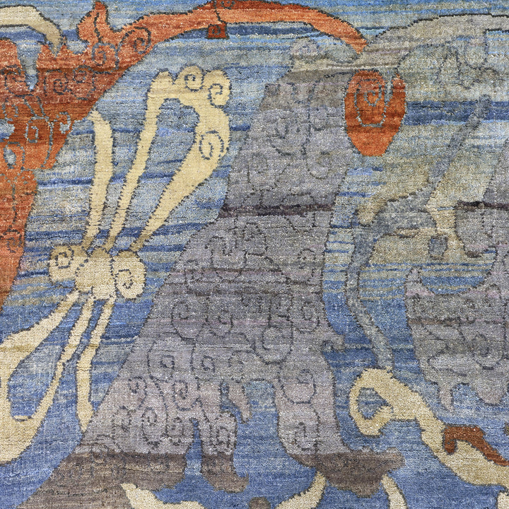 Brown Alchemy Transitional Wool Rug - 12'1" x 15'3"