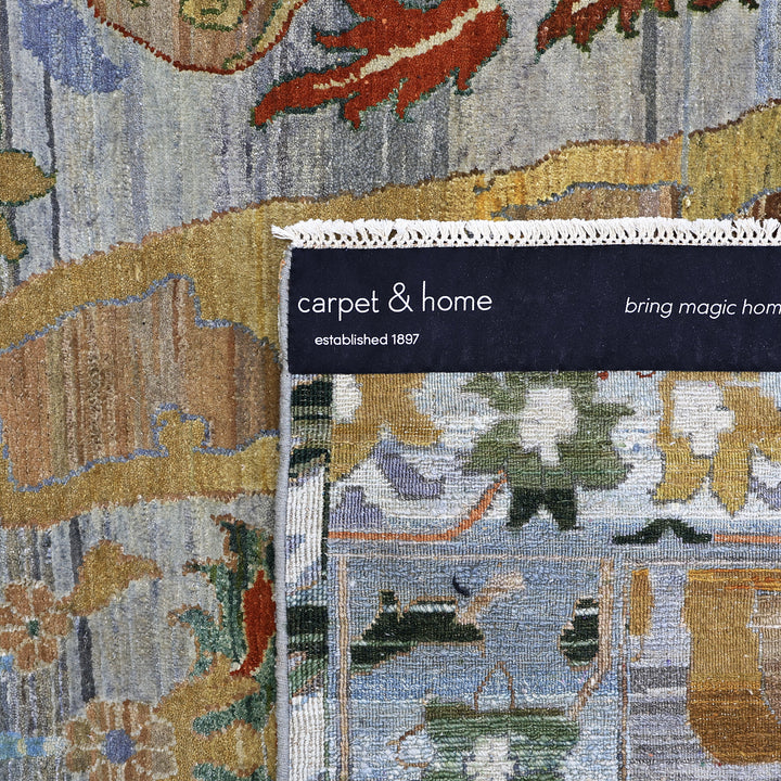 Brown Alchemy Transitional Wool Rug - 12'1" x 15'3"