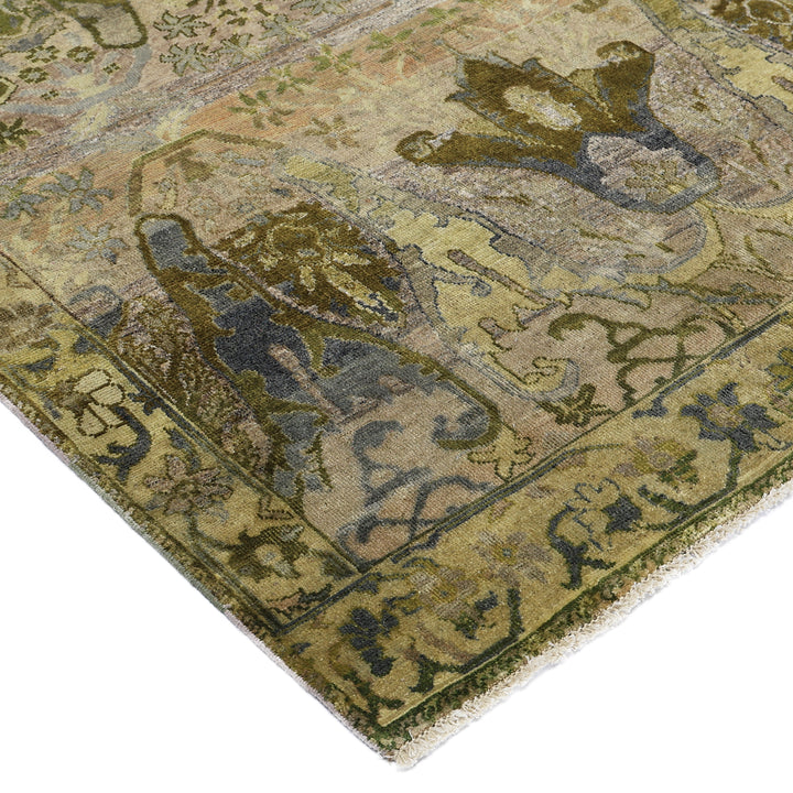 Green Alchemy Transitional Wool Rug - 5' x 6'9"