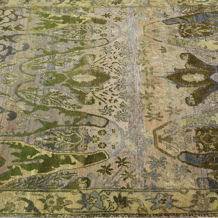 Green Alchemy Transitional Wool Rug - 5' x 6'9"