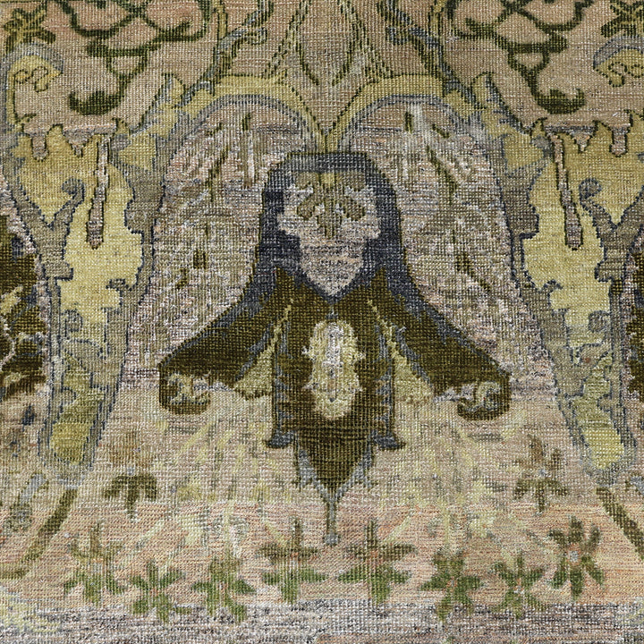 Green Alchemy Transitional Wool Rug - 5' x 6'9"