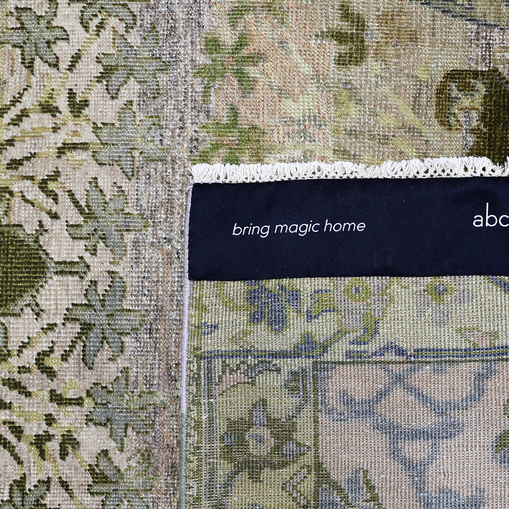 Green Alchemy Transitional Wool Rug - 5' x 6'9"