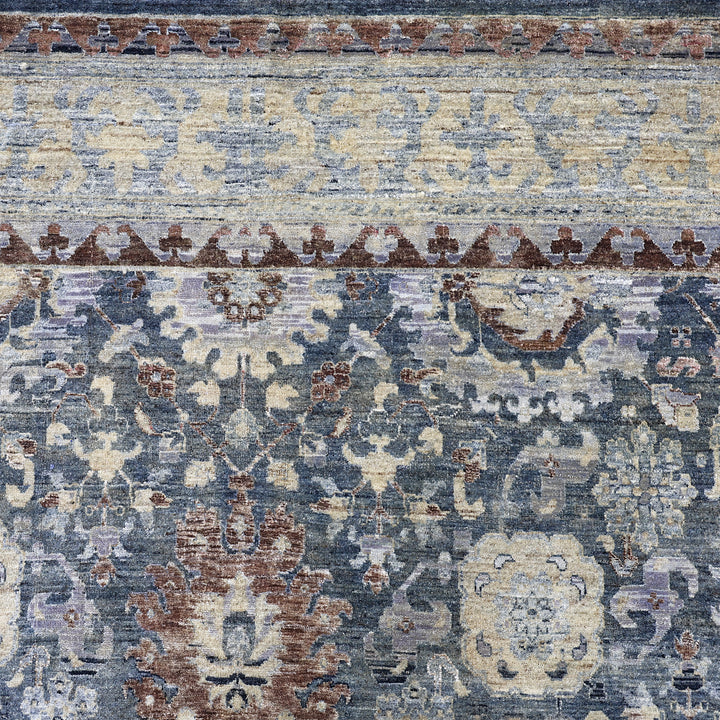 Blue Alchemy Transitional Silk Wool Blend Rug - 10' x 14'4"