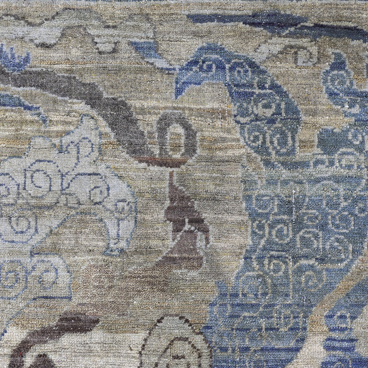 Brown Alchemy Transitional Wool Rug - 8'6" x 12'5"