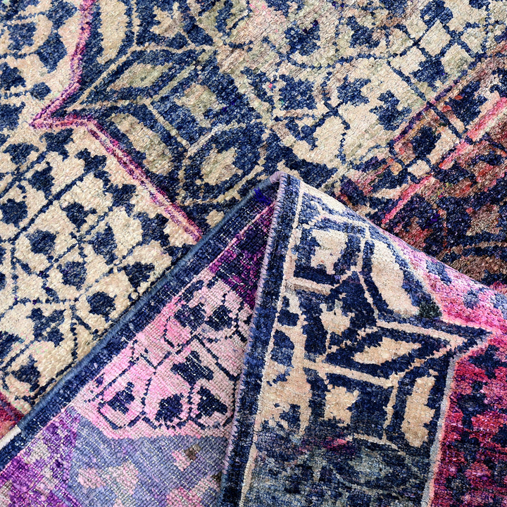 Pink Alchemy Transitional Silk Rug - 5'1" x 7'5"