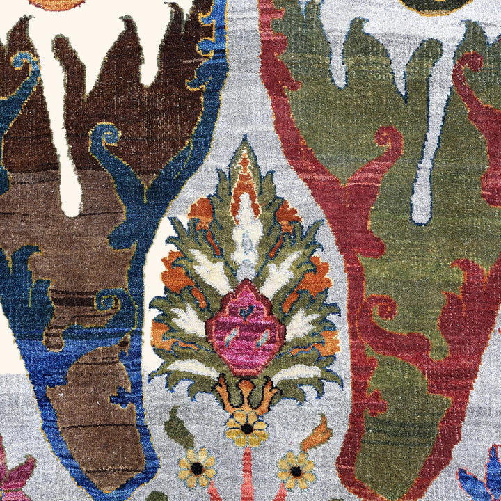Multicolored Alchemy Transitional Wool Rug - 8'2" x 9'7"