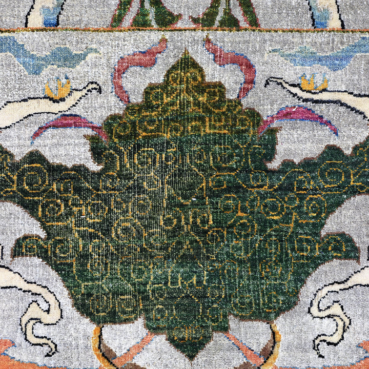 Multicolored Alchemy Transitional Wool Rug - 8'2" x 9'7"