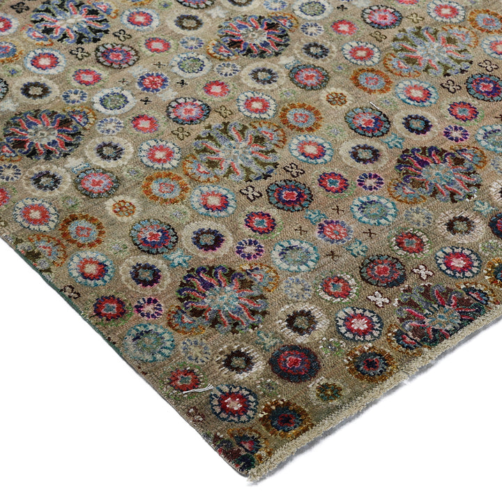 Multicolored Alchemy Transitional Silk Wool Blend Rug - 15'10" x 21'4"