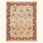 Yellow Traditional Wool Rug - 8'1" x 10'5"