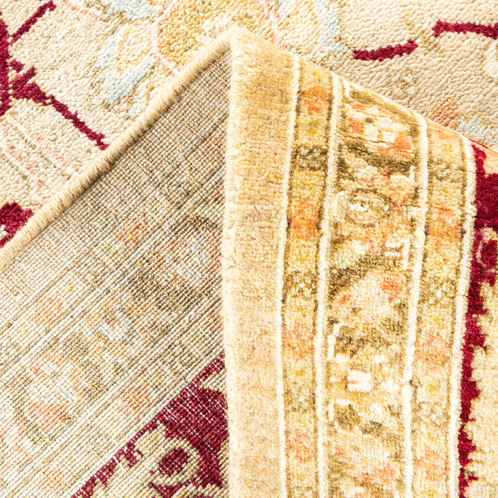 Yellow Traditional Wool Rug - 8'1" x 10'5"