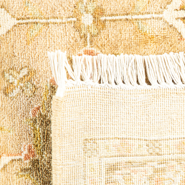 Yellow Traditional Wool Rug - 8'1" x 10'5"