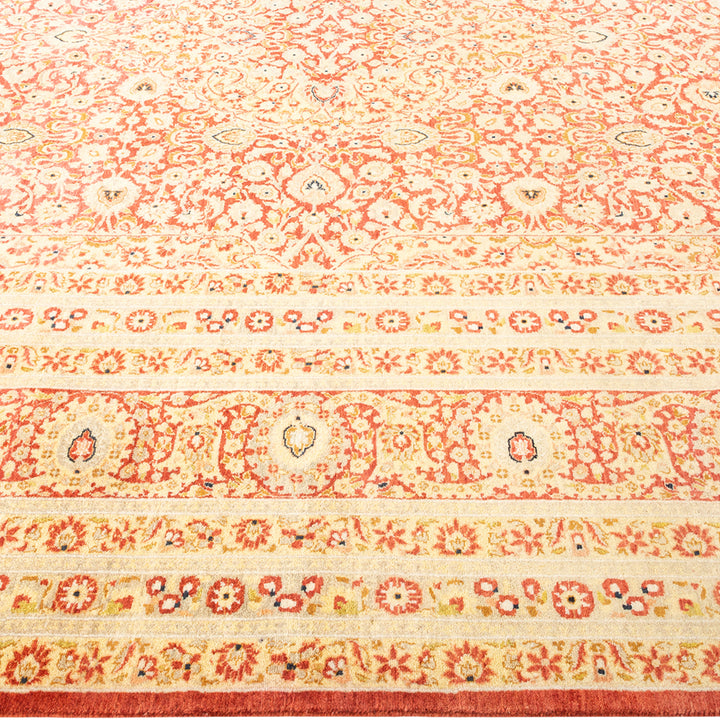 Orange Traditional Wool Rug - 8'3" x 10'5"