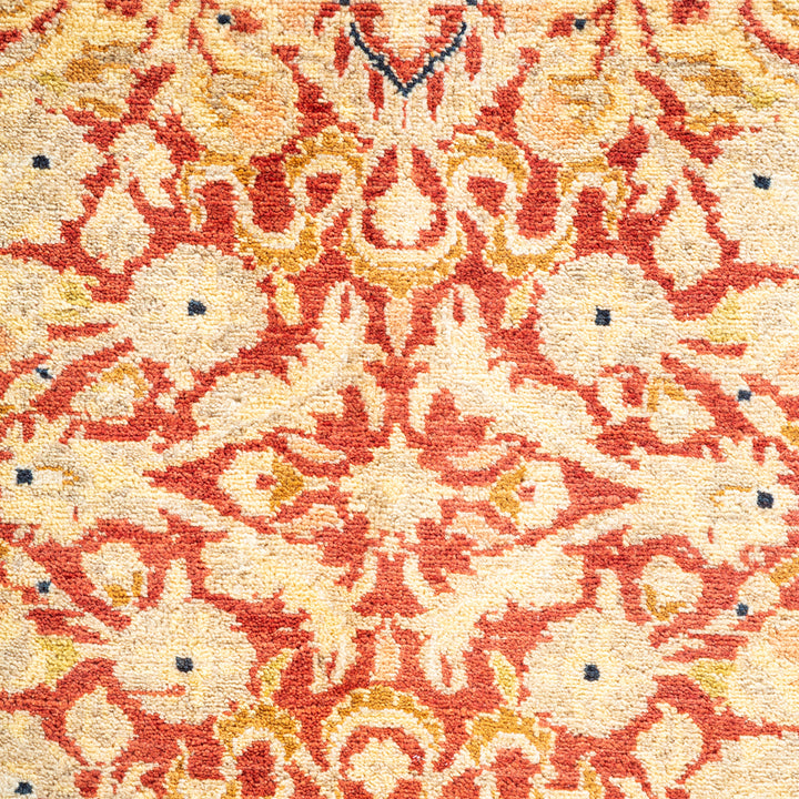 Orange Traditional Wool Rug - 8'3" x 10'5"