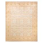 Light Blue Traditional Wool Rug - 8'1" x 10'