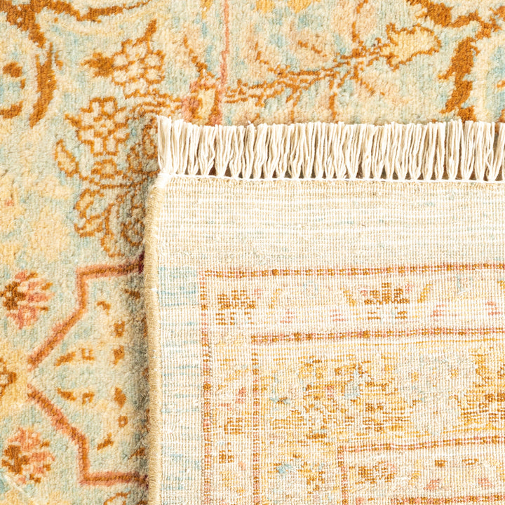 Light Blue Traditional Wool Rug - 8'1" x 10'