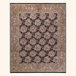 Yellow Traditional Wool Rug - 8'1" x 10'