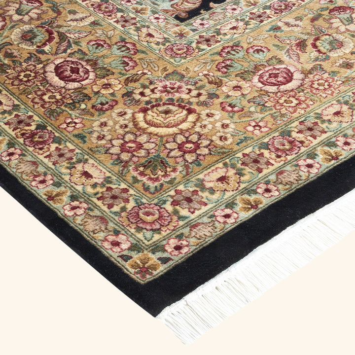 Yellow Traditional Wool Rug - 8'1" x 10'