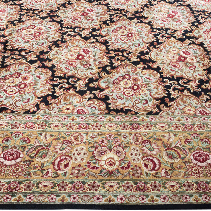 Yellow Traditional Wool Rug - 8'1" x 10'