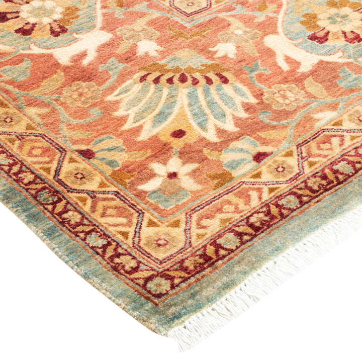 Light Blue Traditional Wool Rug - 8'2" x 9'10"