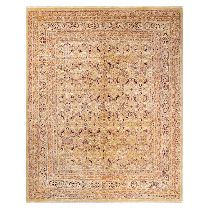 Ivory Traditional Wool Rug - 8'2" x 10'3"