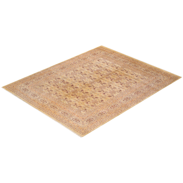 Ivory Traditional Wool Rug - 8'2" x 10'3"
