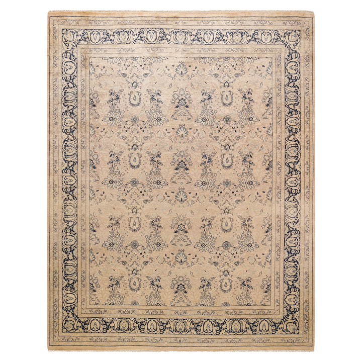 Beige Traditional Wool Rug - 8'3" x 10'3"