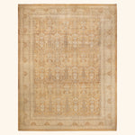 Brown Traditional Wool Rug - 9'4" x 11'10"